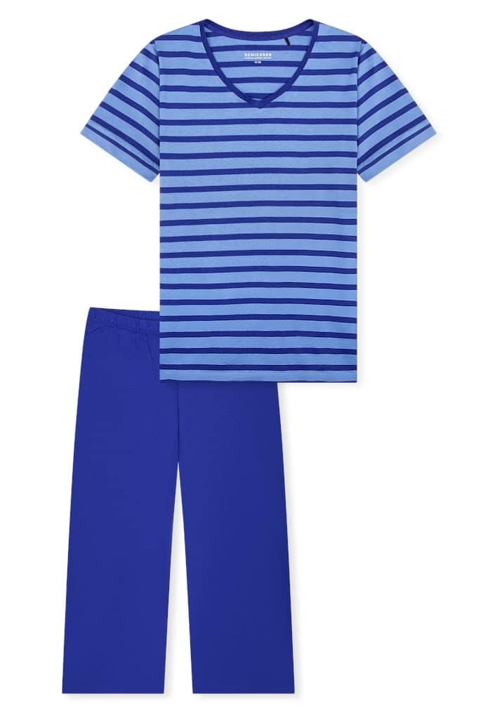 Schlafanzug 3/4, kurzarm