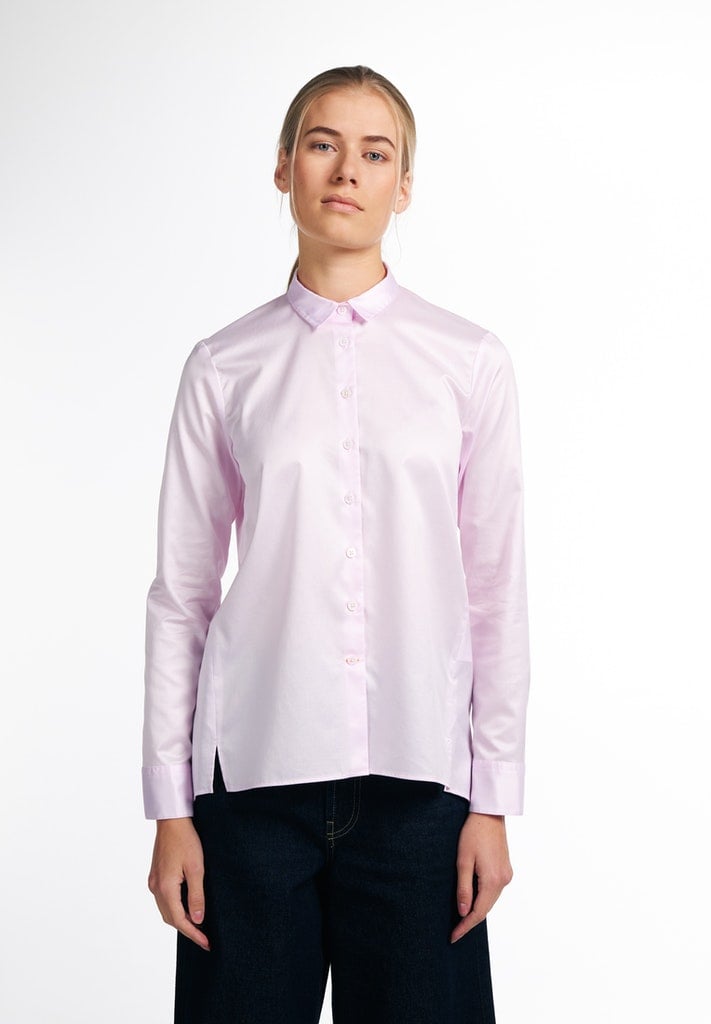 Soft Luxury Shirt Bluse Twill Langarm
