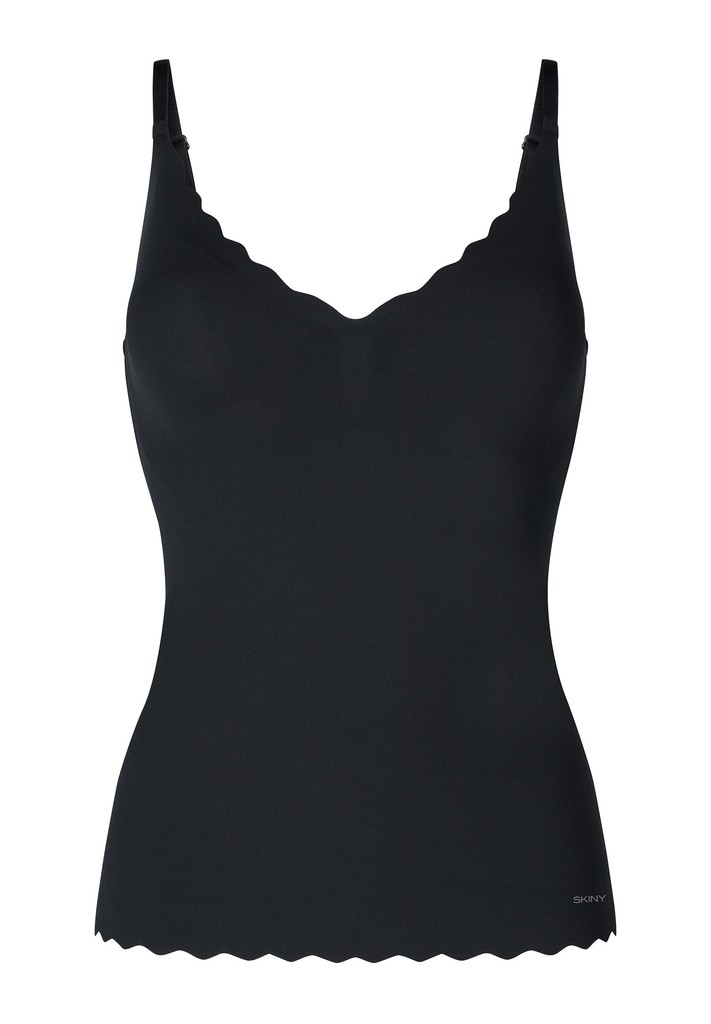 Skiny Damen Spaghettishirt herausn. Pads Micro Essentials