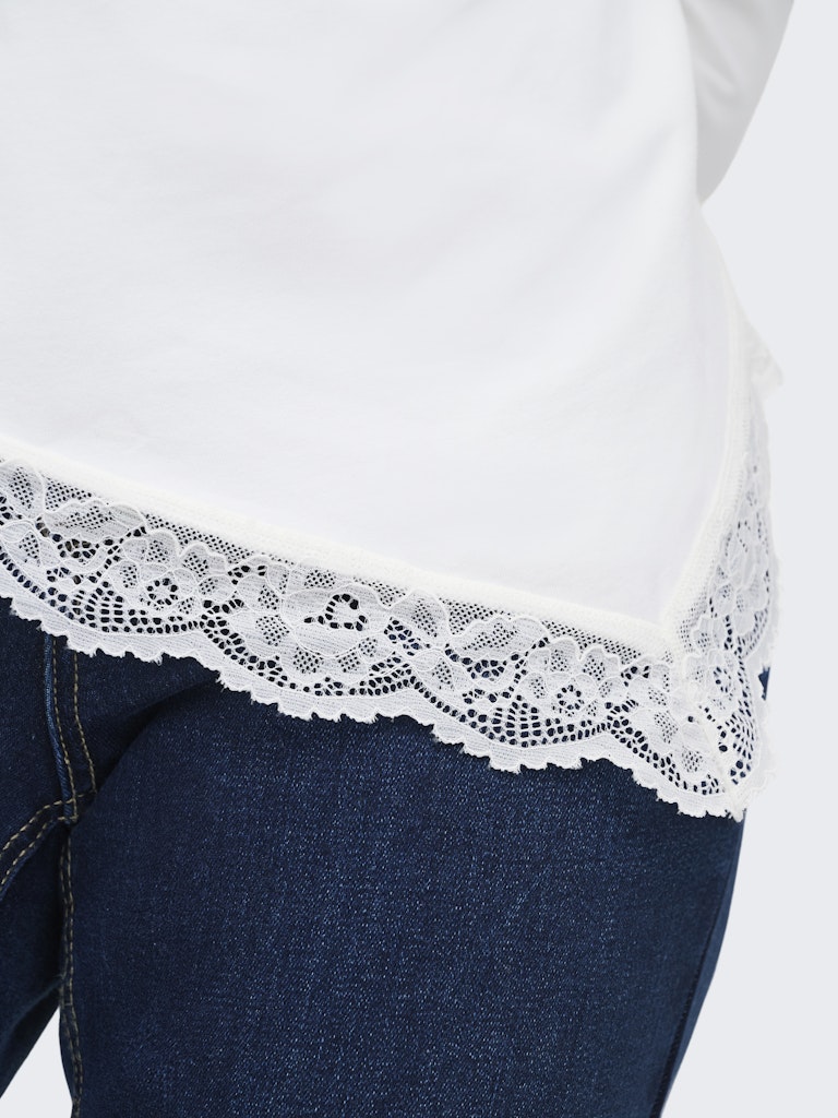 ONLLIVE LOVE L/S RUCHING TOP CS JRS