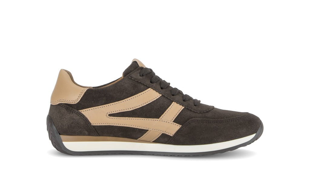 Sneaker low Rauleder braun