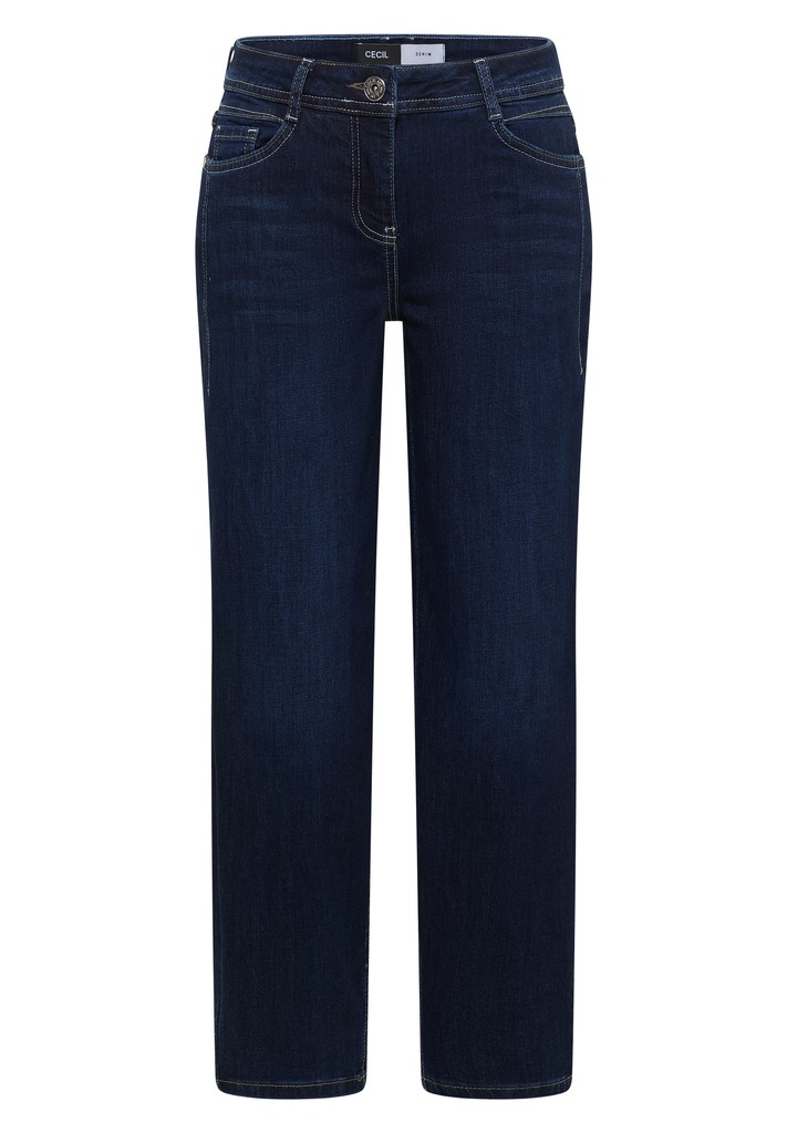 High Waist Barrel Leg Jeans im Loose Fit