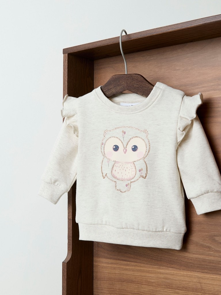 NBFNILDA LS SWEAT BRU