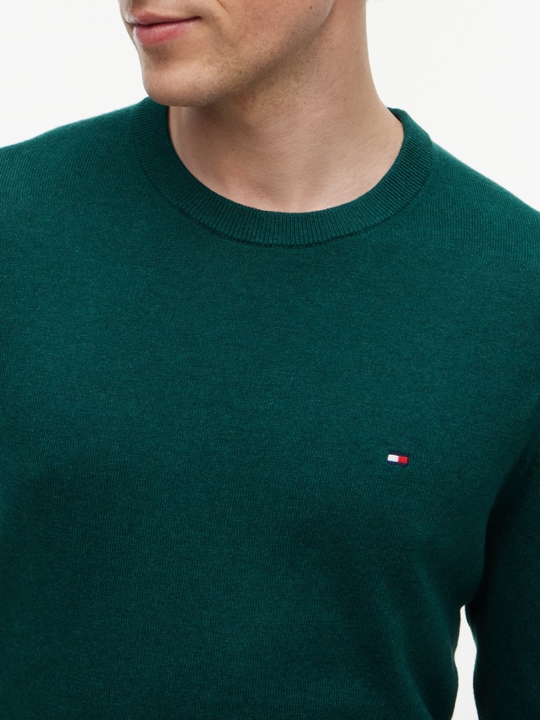 PIMA ORG CTN CASHMERE CREW NECK