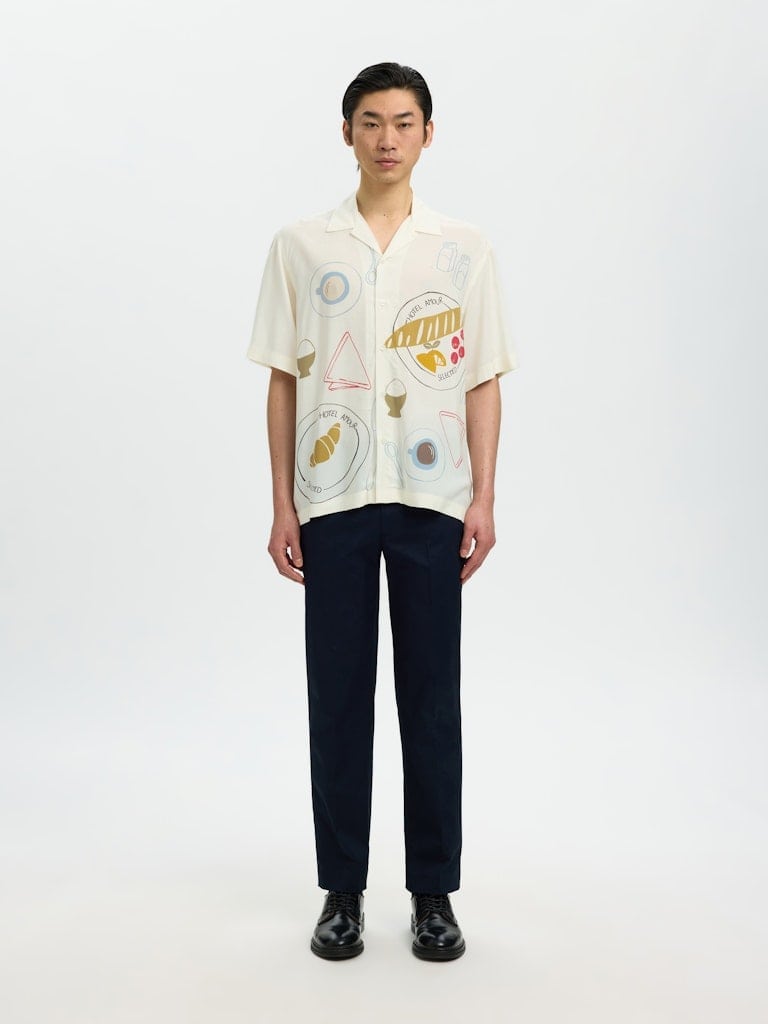 SLHRLXHOTEL AMOUR PRINT SS SHIRT