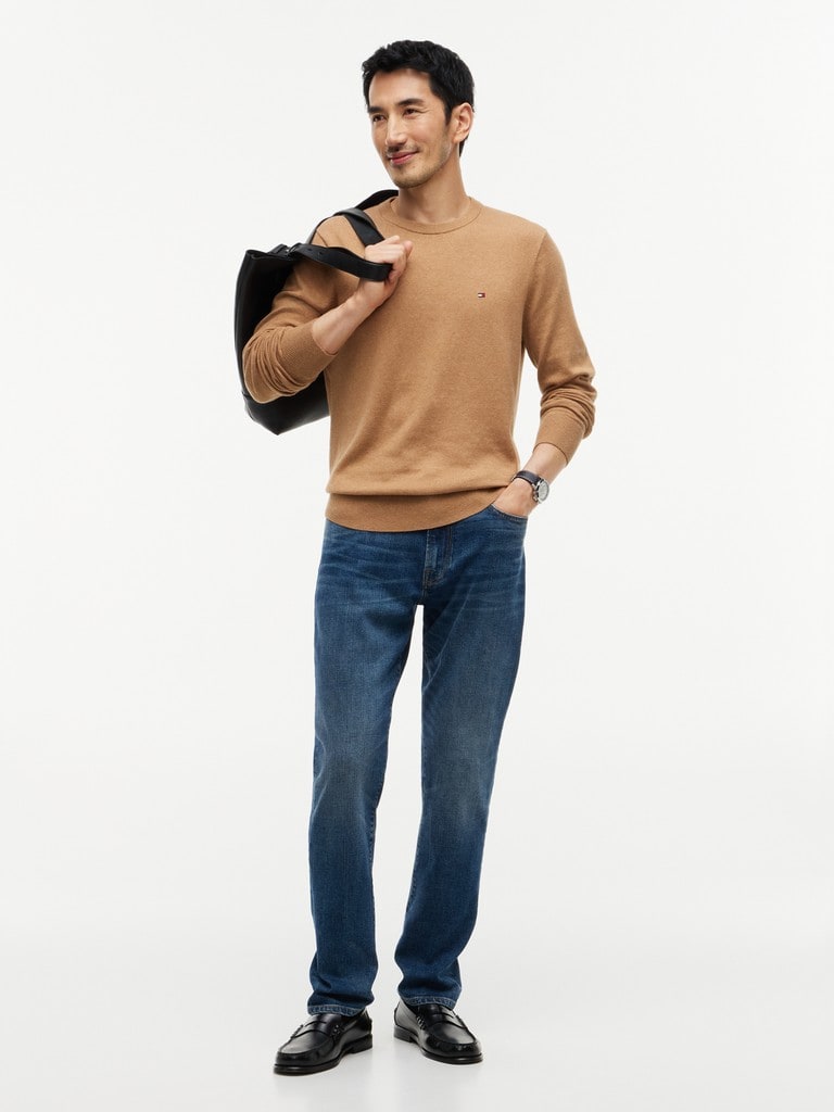 PIMA ORG CTN CASHMERE CREW NECK
