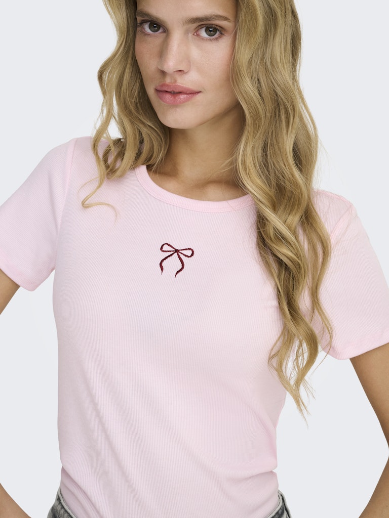 ONLELVA JUNE EMB S/S TEE JRS NOOS