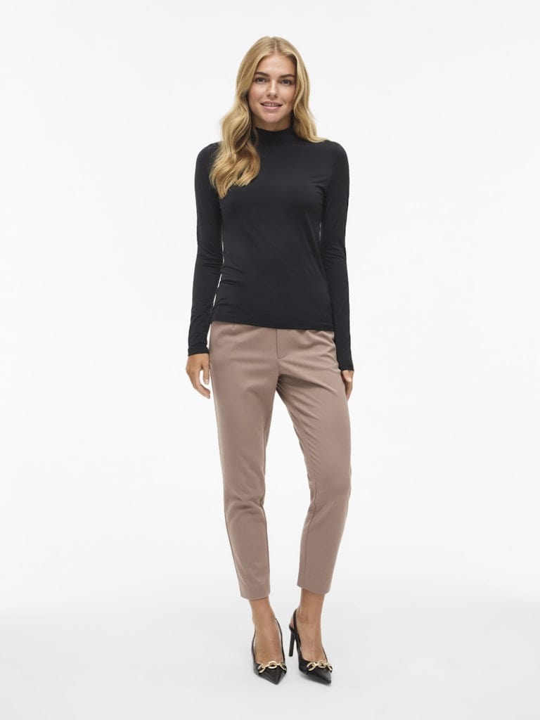 VILEOA L/S HIGH NECK TOP - NOOS