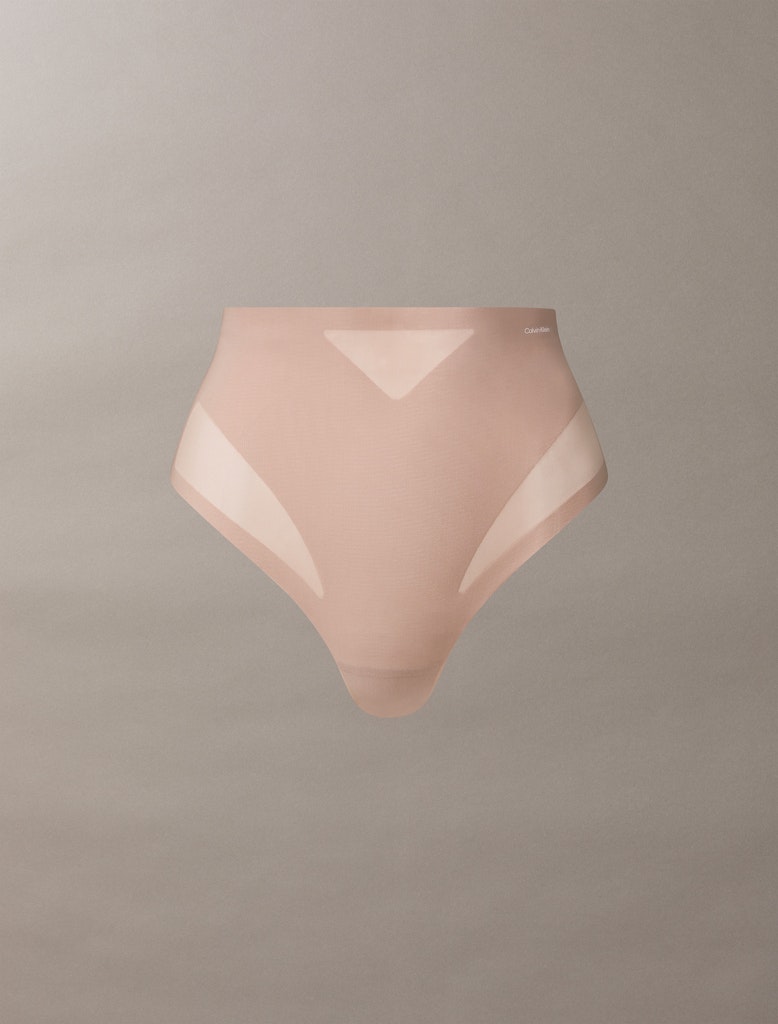 SCULPTED FIRM MESH THONG