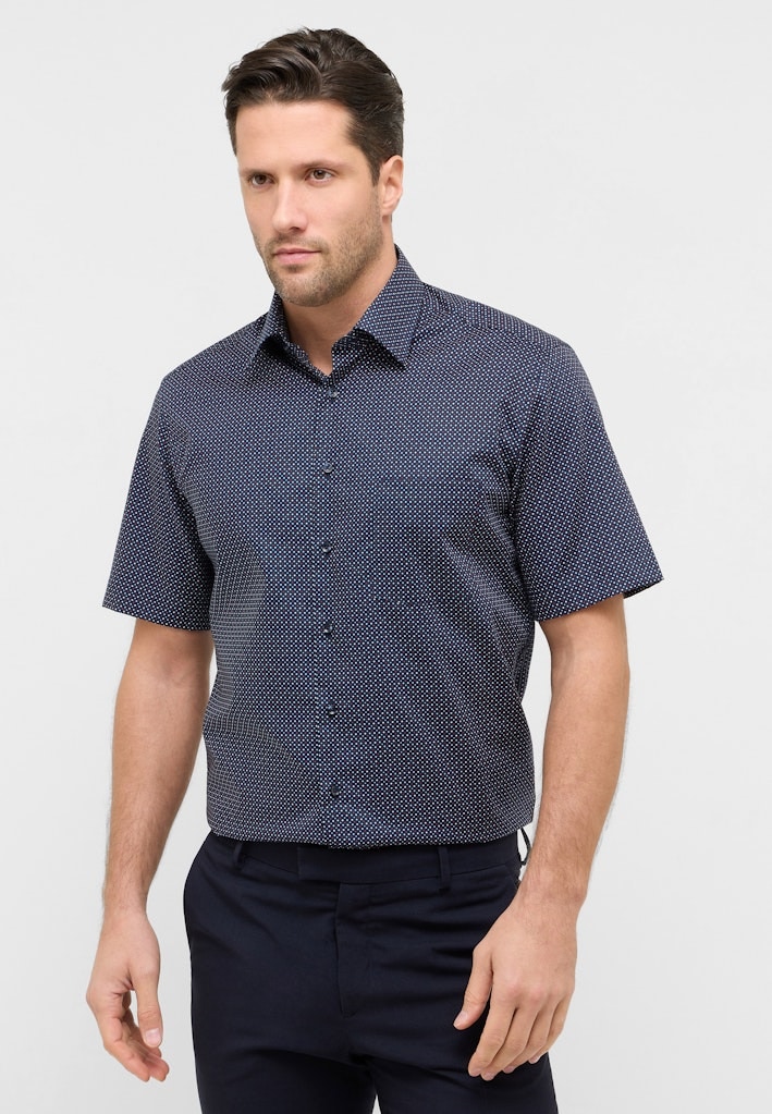 Hemd Popeline Kurzarm