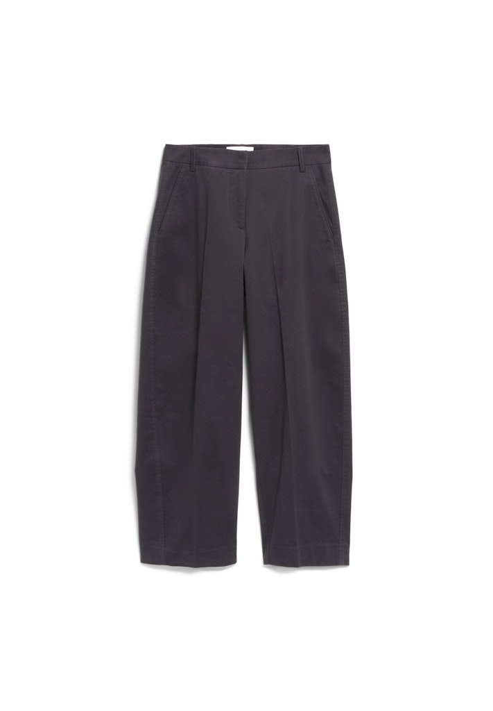 BARREL LEG TWILL PANT