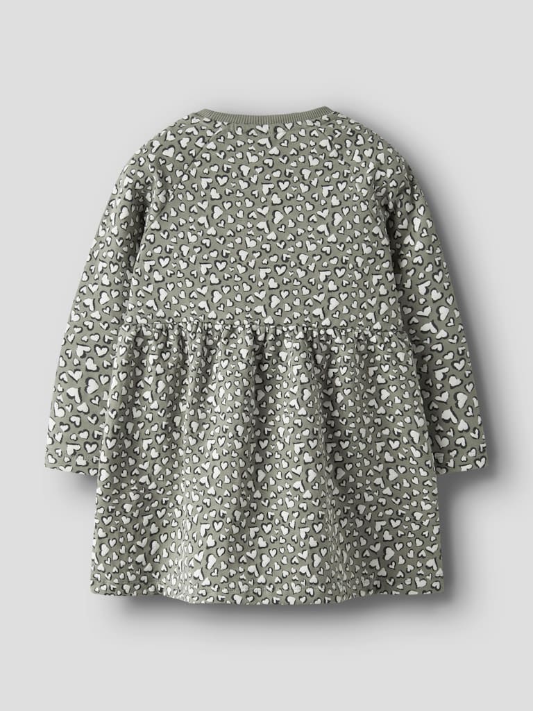 NMFBEARTA LS SWEAT DRESS UNB