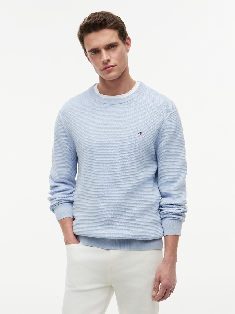 SEASONAL STRUCTURE CREW NECK