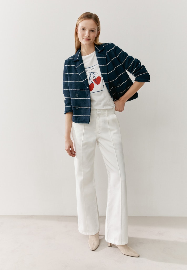 Blazer mit Streifen