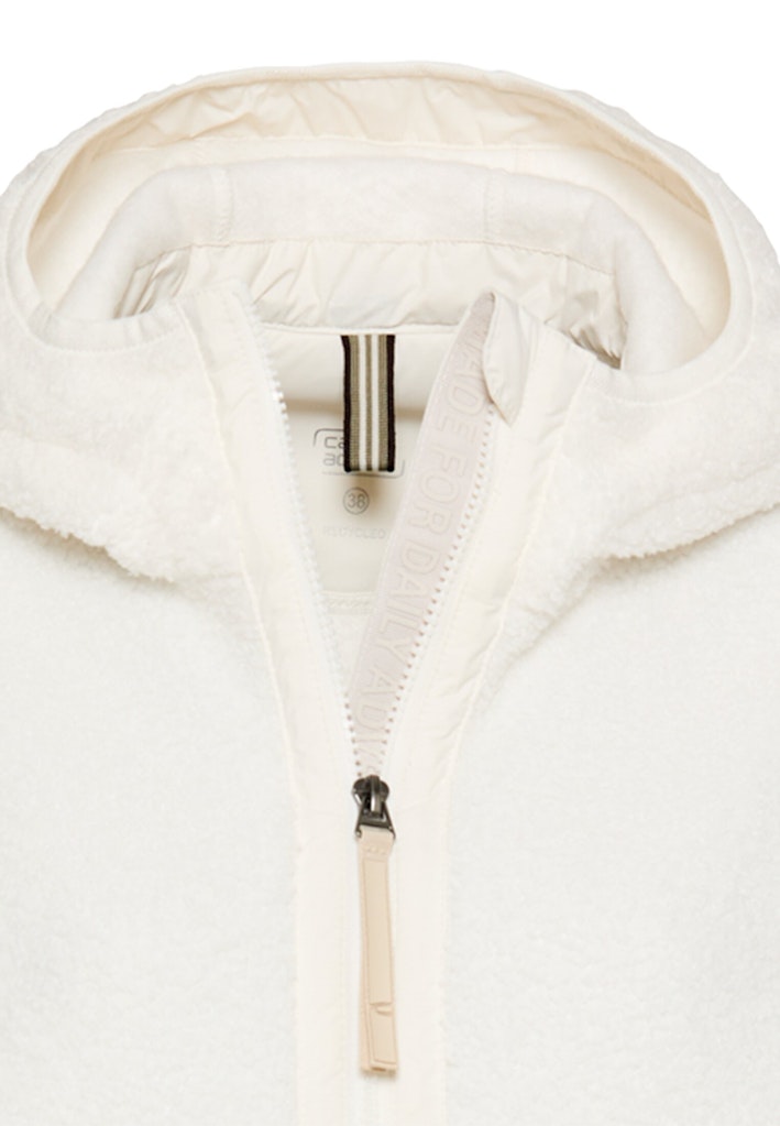 Polar-Fleecejacke mit fester Kapuze
