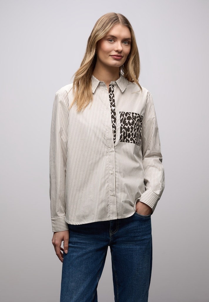 Gestreifte Hemdbluse