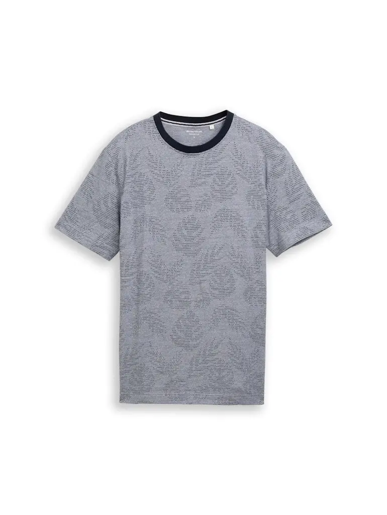 Jacquard T-Shirt mit Muster