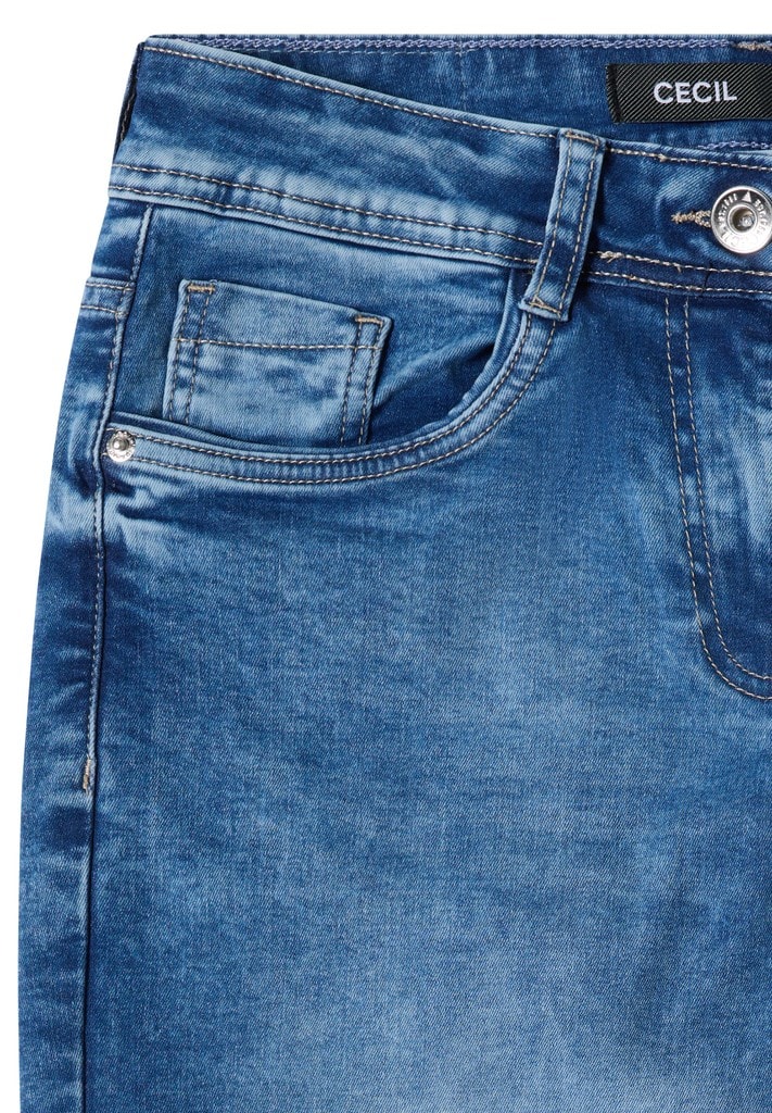 High Waist Wide Leg Jeans im Loose Fit