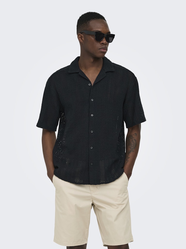 ONSDANI CROCHET SS SHIRT NOOS