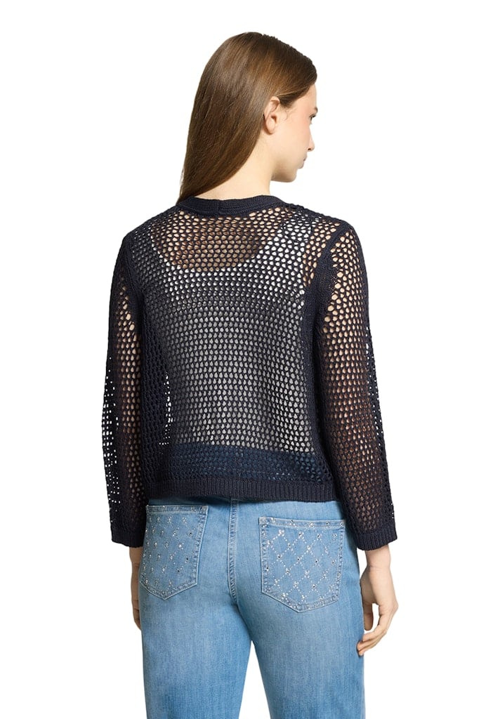 Grobstrickjacke