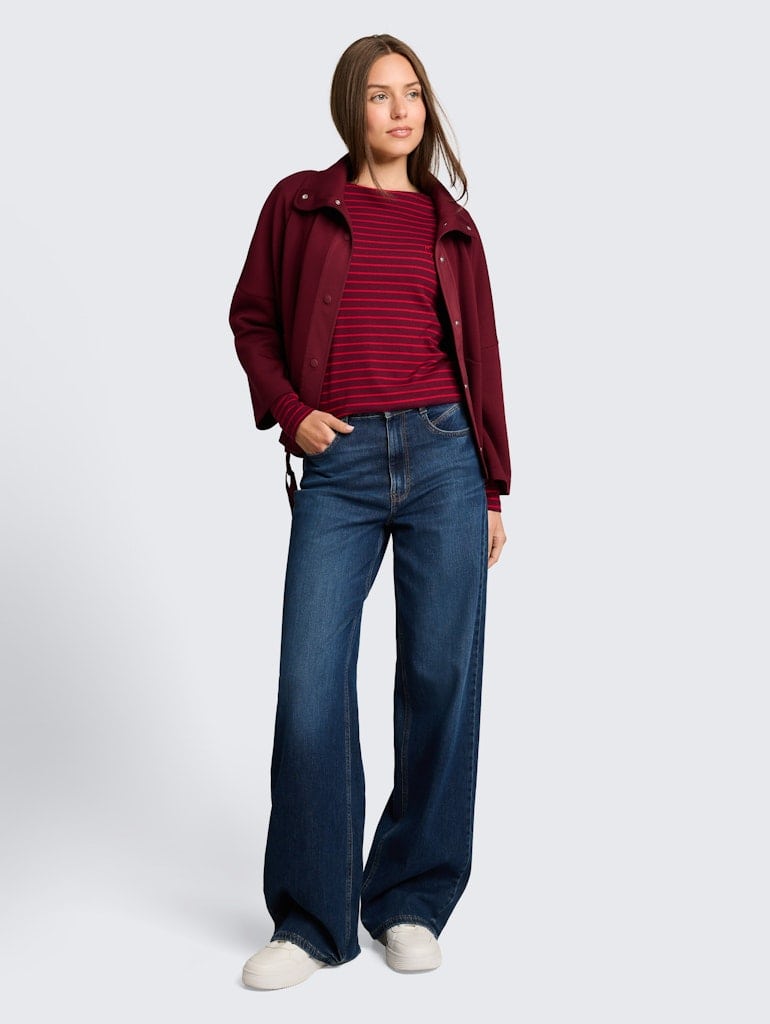 Langarmshirt mit Streifenmuster