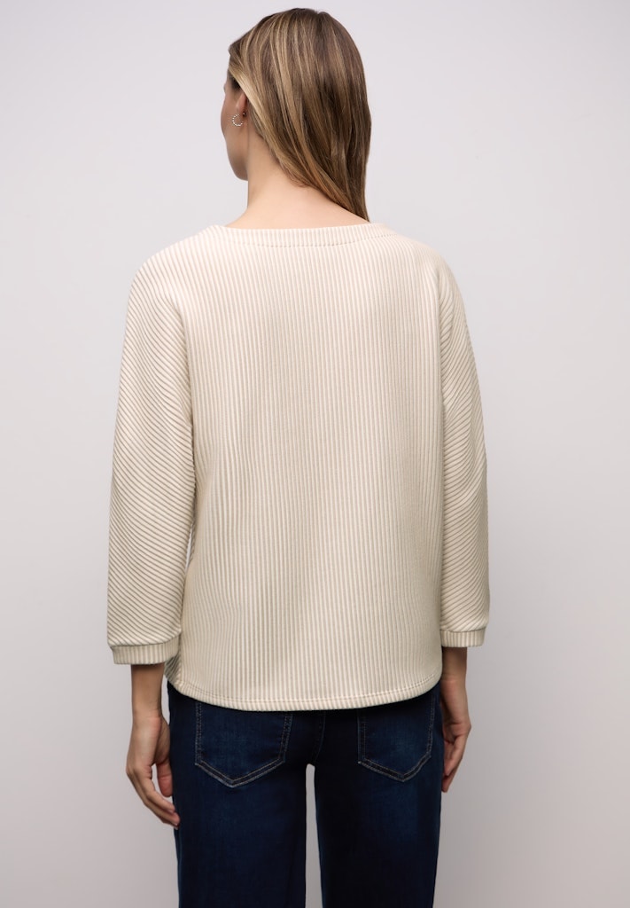 Two-Tone Strukturshirt