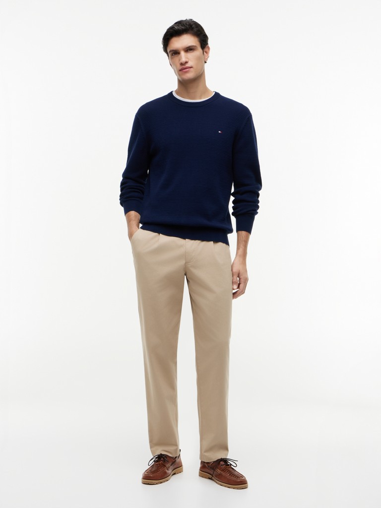 SEASONAL STRUCTURE CREW NECK