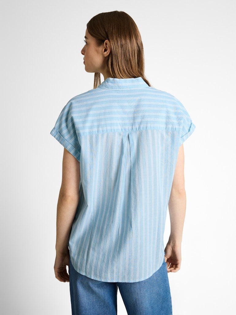 Bluse mit Streifenmuster