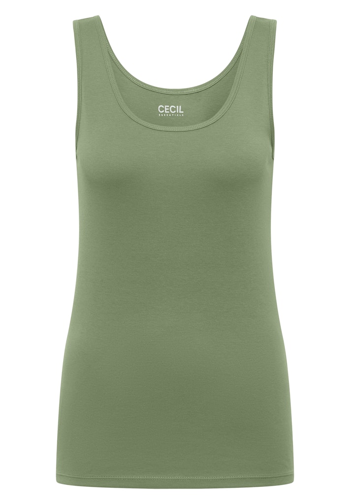 Basic Top aus reiner Baumwolle