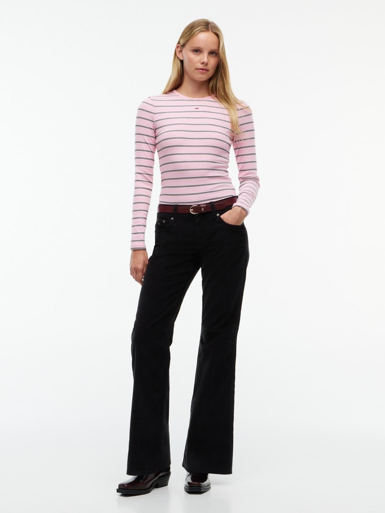 TJW SLIM ESSENTIAL RIB LS