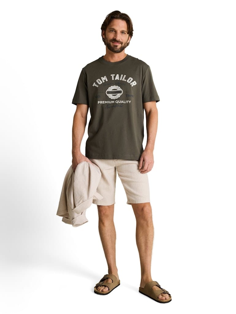 T-Shirt mit Logo-Print