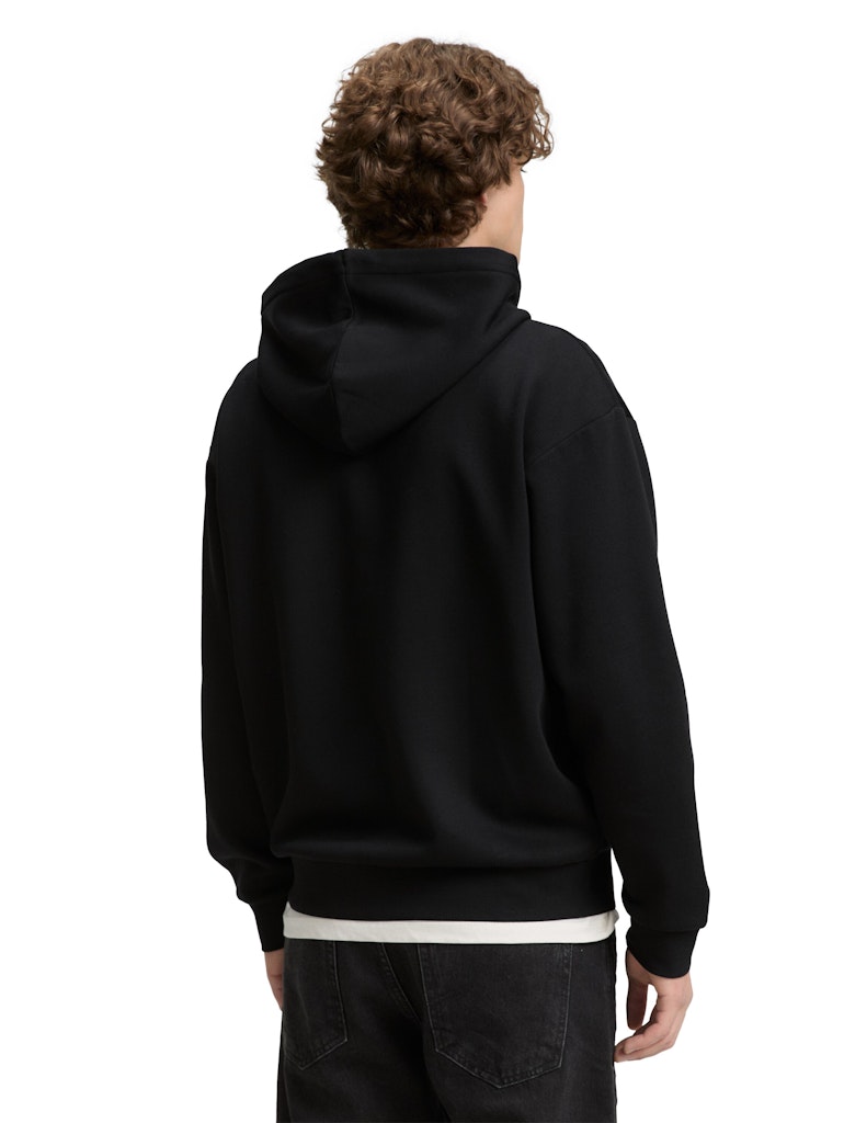 Hoodie Sweatjacke mit Logo-Print