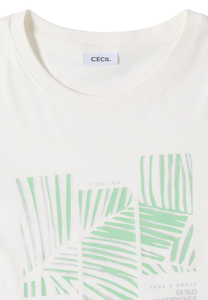 T-Shirt mit Rundhals und Artwork