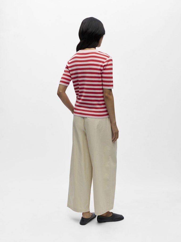 OBJESTER S/S NEW KNIT PULLOVER NOOS