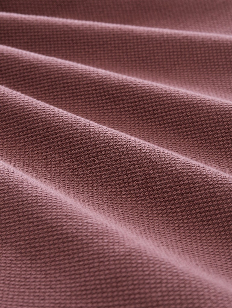 Piqué Strick-Poloshirt aus Baumwolle