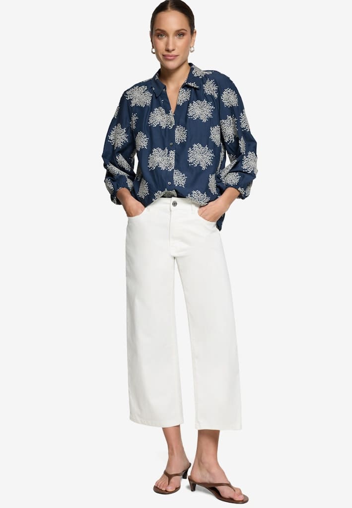 Basic-Jeans mit geradem Bein