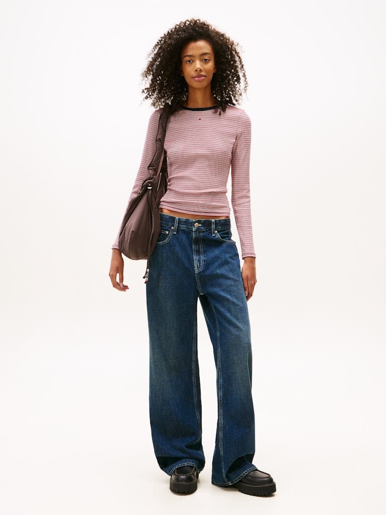 TJW SLIM ESSENTIAL RIB LS