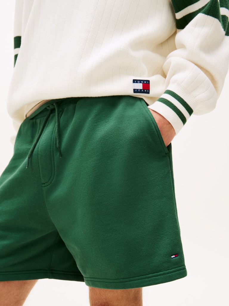 Tommy Flag Embroidery Sweat Shorts