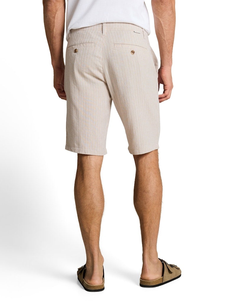 TTREGULAR Chino Shorts mit Leinenanteil