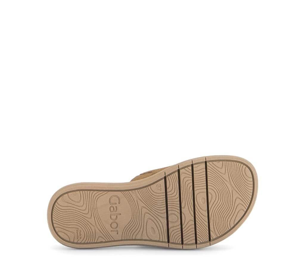 Pantoletten Rauleder braun