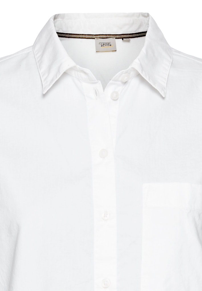 Langarm Bluse aus reiner Baumwolle