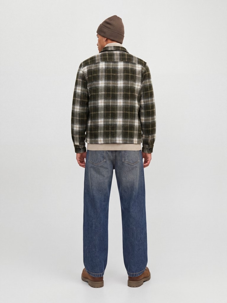 JJEREGENT STRUCTURE OVERSHIRT LS SN
