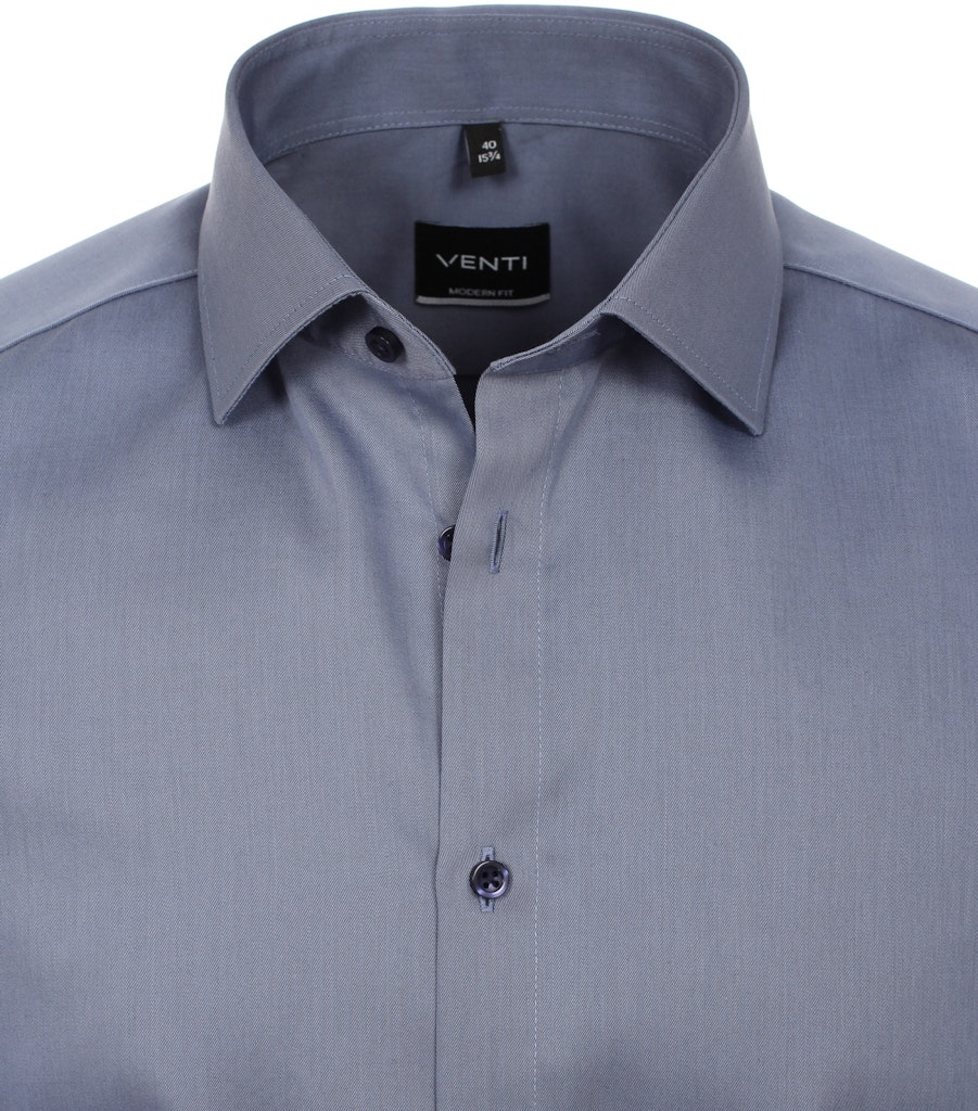 Twill Hemd uni 001880