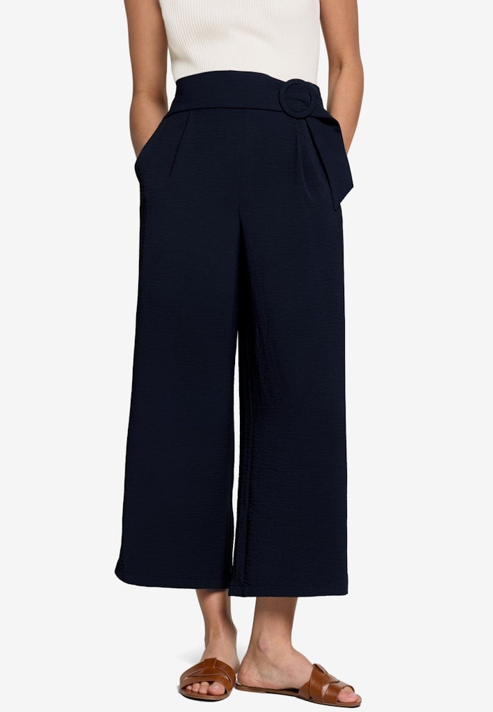 Stoffhose 7/8 Länge mit Schnalle