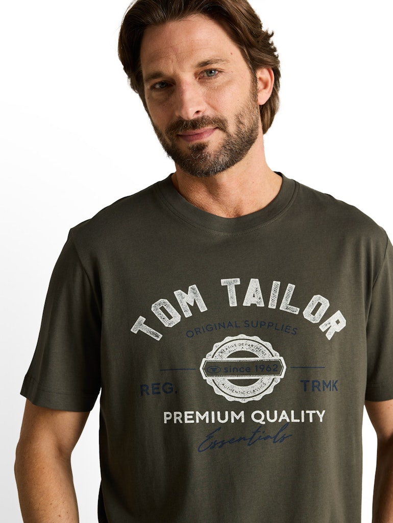 T-Shirt mit Logo-Print