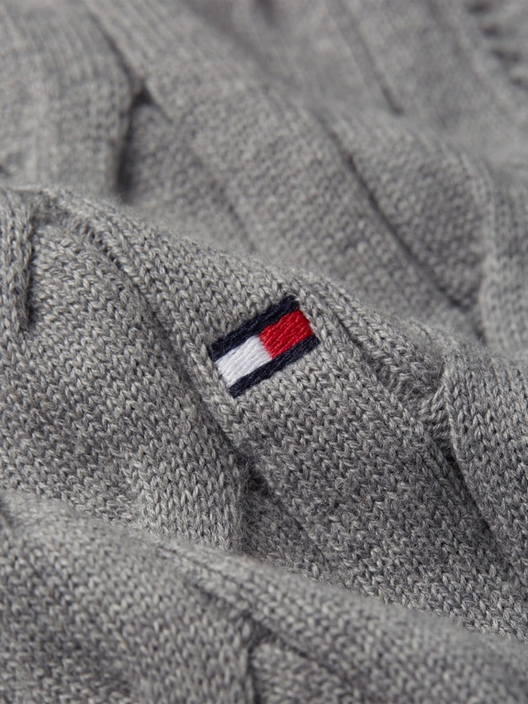 CLASSIC COTTON CABLE CREW NECK