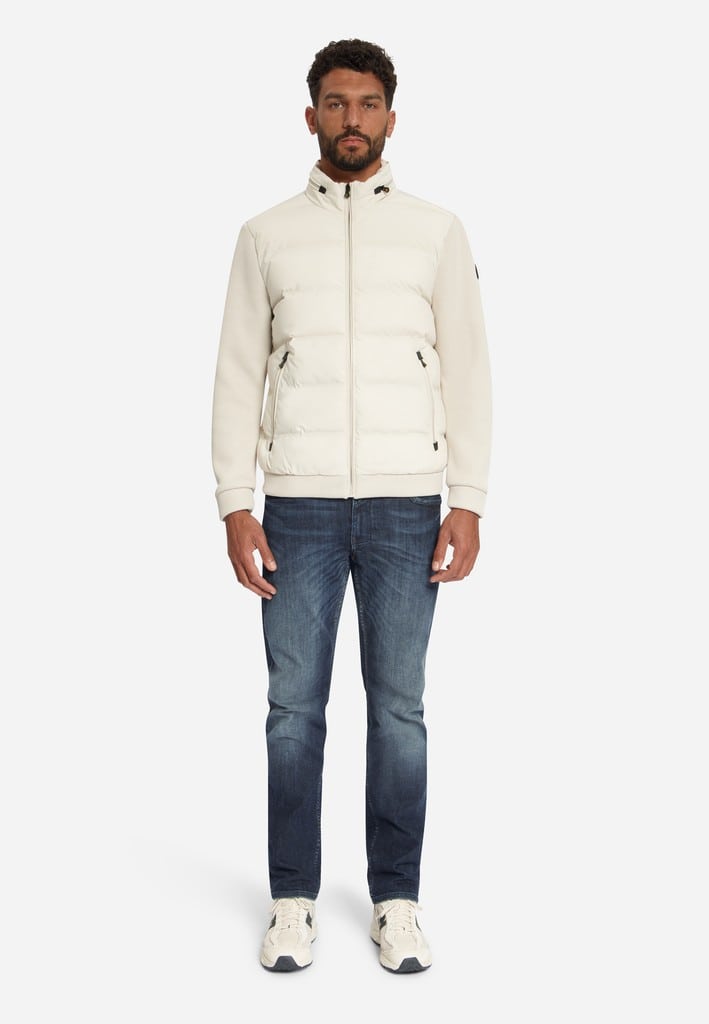 Jacket Short Fit Sealed Knitted Mix