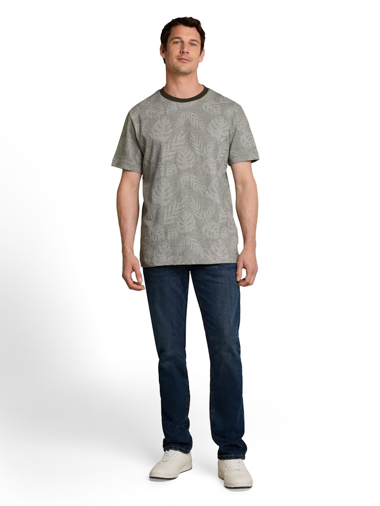 Jacquard T-Shirt mit Muster
