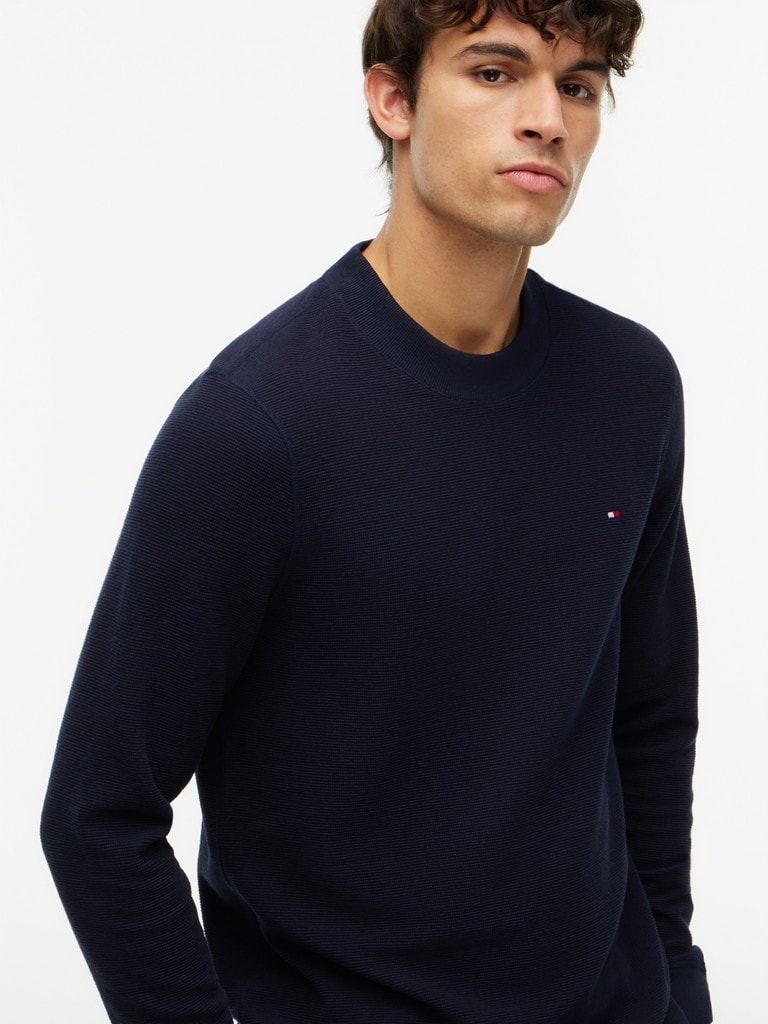 TEXTURED LS TEE