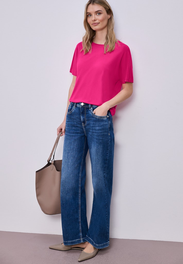 Basic T-Shirt mit Dropped Shoulders